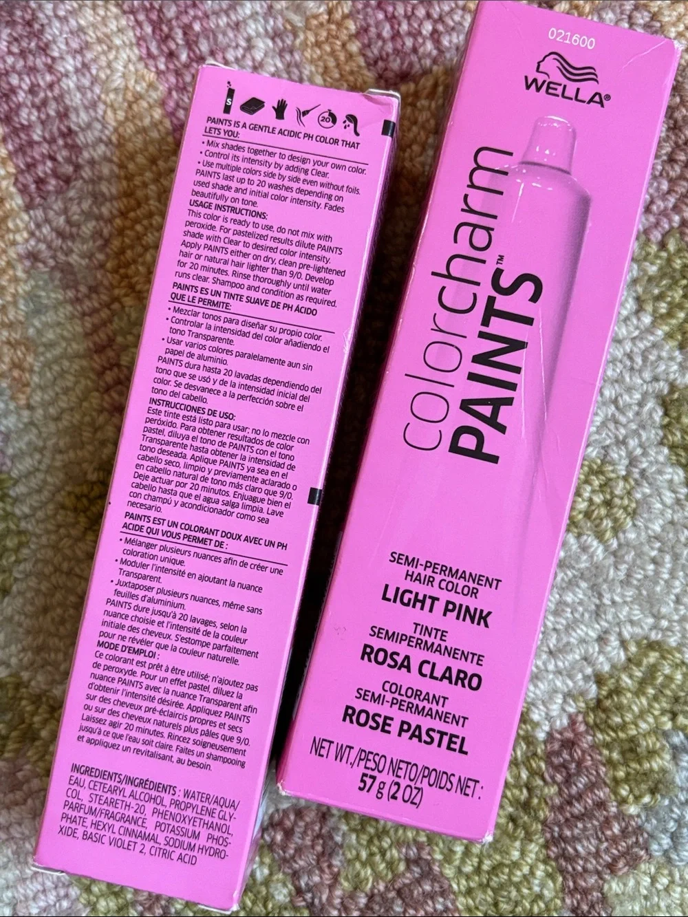 7- pc Hair bundle Colorcharm Paints Light Pink, Lime Crime Unicorn Hair Bunny ++